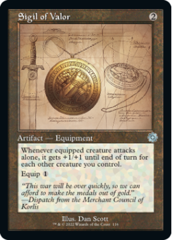 Sigil of Valor (SCHEMATICS) single card from Magic the Gathering