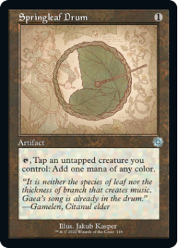 Springleaf Drum (SCHEMATICS) (FOIL) single card from Magic the Gathering
