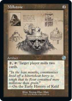 Millstone (SCHEMATICS) (FOIL) single card from Magic the Gathering
