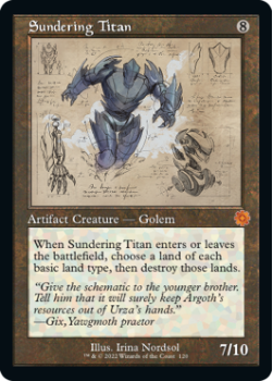 Sundering Titan (SCHEMATICS) single card from Magic the Gathering