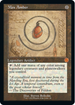 Mox Amber (SCHEMATICS) (FOIL) single card from Magic the Gathering