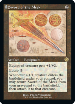 Sword of the Meek (SCHEMATICS) (FOIL) single card from Magic the Gathering