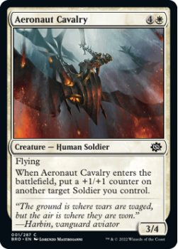 Aeronaut Cavalry (FOIL) single card from Magic the Gathering