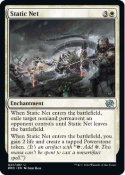 Static Net single card from Magic the Gathering
