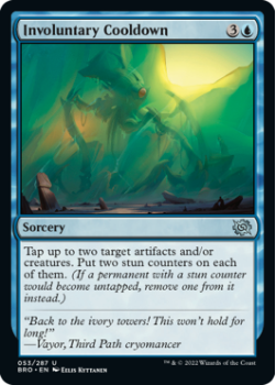 Involuntary Cooldown (FOIL) single card from Magic the Gathering