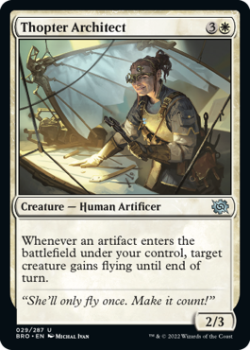 Thopter Architect single card from Magic the Gathering
