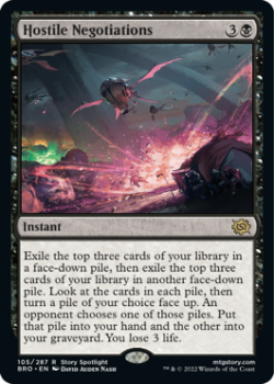 Hostile Negotiations (FOIL) single card from Magic the Gathering