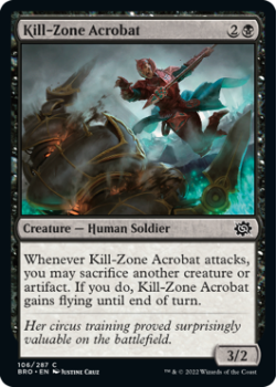Kill-Zone Acrobat (FOIL) single card from Magic the Gathering