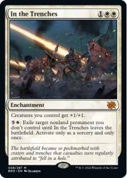 In the Trenches (FOIL) single card from Magic the Gathering