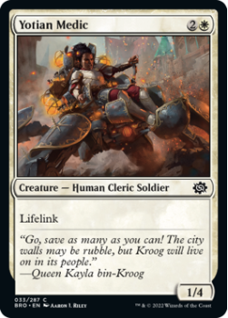 Yotian Medic single card from Magic the Gathering