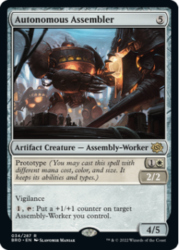 Autonomous Assembler single card from Magic the Gathering