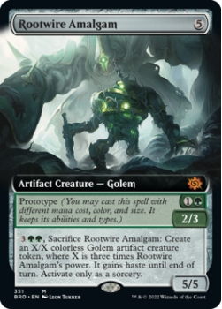 Rootwire Amalgam (EXTENDED) (FOIL) single card from Magic the Gathering