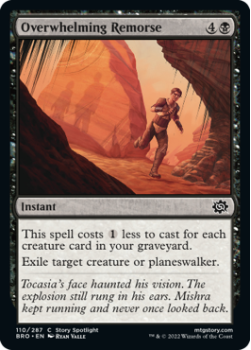 Overwhelming Remorse single card from Magic the Gathering
