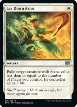 Lay Down Arms (FOIL) single card from Magic the Gathering
