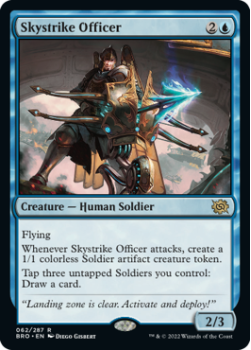 Skystrike Officer (FOIL) single card from Magic the Gathering