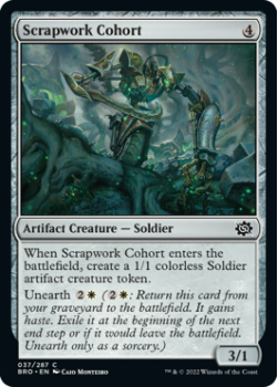 Scrapwork Cohort single card from Magic the Gathering