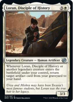 Loran, Disciple of History (FOIL) single card from Magic the Gathering