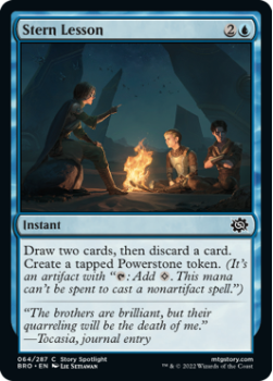 Stern Lesson (FOIL) single card from Magic the Gathering