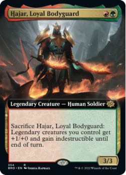 Hajar, Loyal Bodyguard (EXTENDED) (FOIL) single card from Magic the Gathering