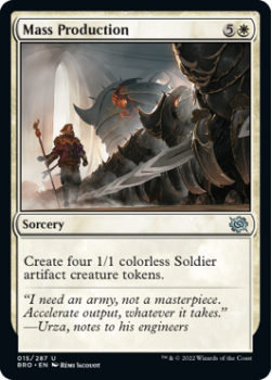 Mass Production (FOIL) single card from Magic the Gathering
