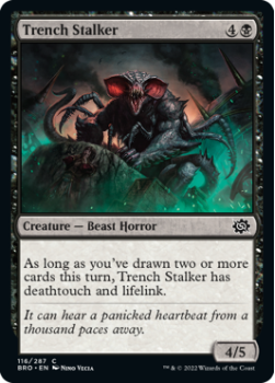 Trench Stalker single card from Magic the Gathering