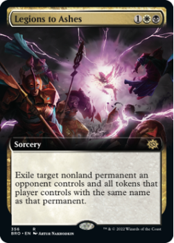 Legions to Ashes (EXTENDED) (FOIL) single card from Magic the Gathering