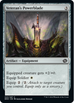 Veteran's Powerblade single card from Magic the Gathering