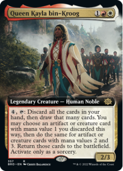 Queen Kayla bin-Kroog (EXTENDED) (FOIL) single card from Magic the Gathering