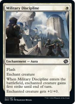 Military Discipline (FOIL) single card from Magic the Gathering