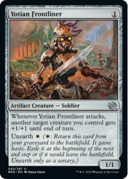 Yotian Frontliner single card from Magic the Gathering