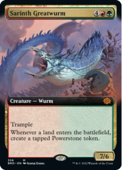 Sarinth Greatwurm (EXTENDED) (FOIL) single card from Magic the Gathering