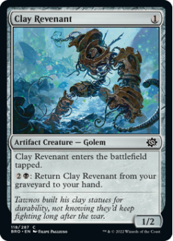 Clay Revenant single card from Magic the Gathering