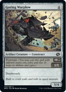 Goring Warplow single card from Magic the Gathering