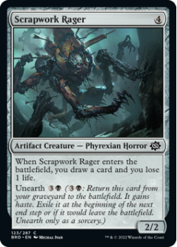 Scrapwork Rager (FOIL) single card from Magic the Gathering