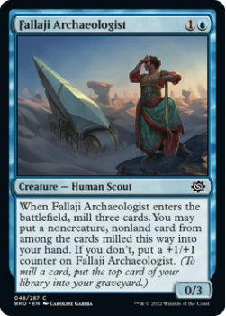Fallaji Archaeologist single card from Magic the Gathering