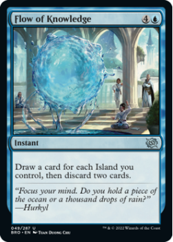 Flow of Knowledge (FOIL) single card from Magic the Gathering