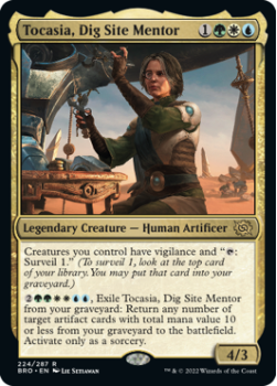 Tocasia, Dig Site Mentor single card from Magic the Gathering
