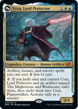 Urza, Lord Protector // Urza, Planeswalker single card from Magic the Gathering