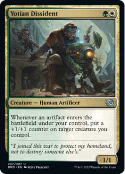 Yotian Dissident (FOIL) single card from Magic the Gathering
