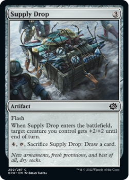 Supply Drop (FOIL) single card from Magic the Gathering