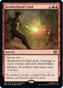 Brotherhood's End (FOIL) single card from Magic the Gathering