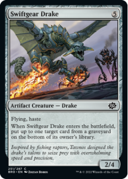 Swiftgear Drake single card from Magic the Gathering