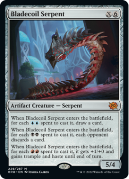 Bladecoil Serpent single card from Magic the Gathering
