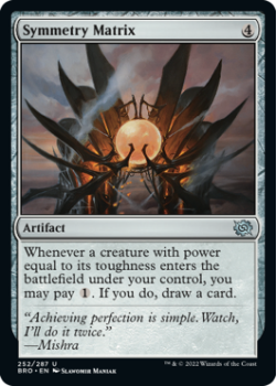 Symmetry Matrix single card from Magic the Gathering