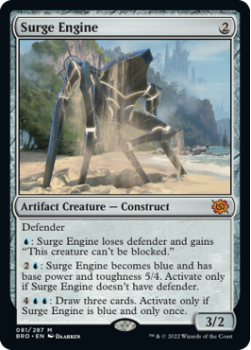Surge Engine (FOIL) single card from Magic the Gathering