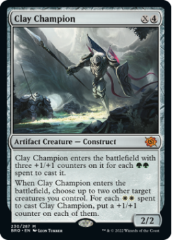 Clay Champion (FOIL) single card from Magic the Gathering