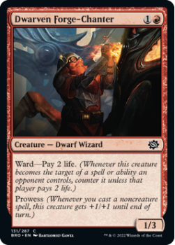Dwarven Forge-Chanter (FOIL) single card from Magic the Gathering