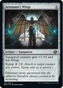 Aeronaut's Wings single card from Magic the Gathering