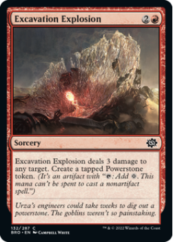 Excavation Explosion (FOIL) single card from Magic the Gathering