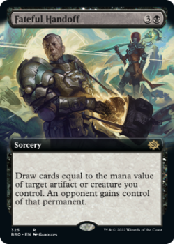 Fateful Handoff (EXTENDED) (FOIL) single card from Magic the Gathering
